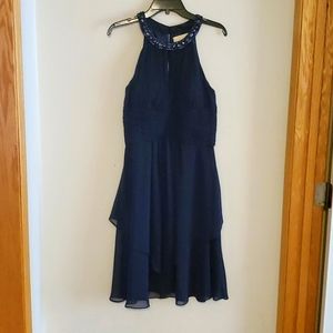 Navy Eliza J cocktail dress